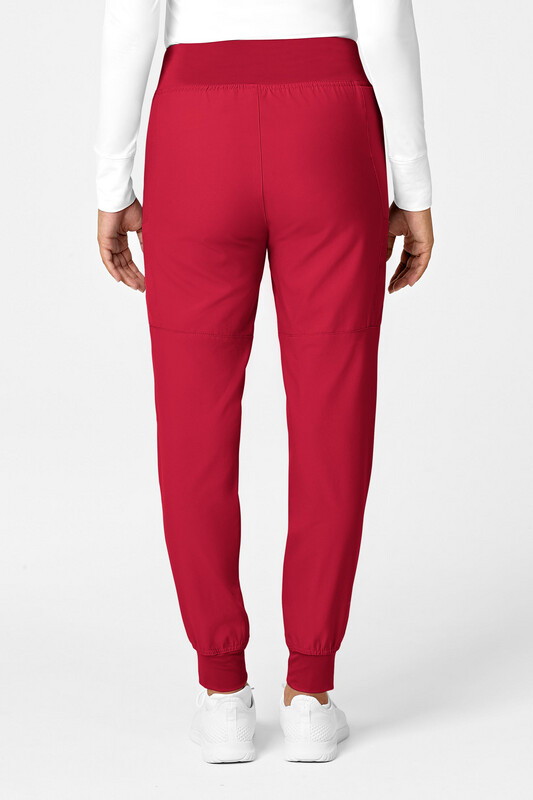 Pantalone donna 5555 cargo jogger red
