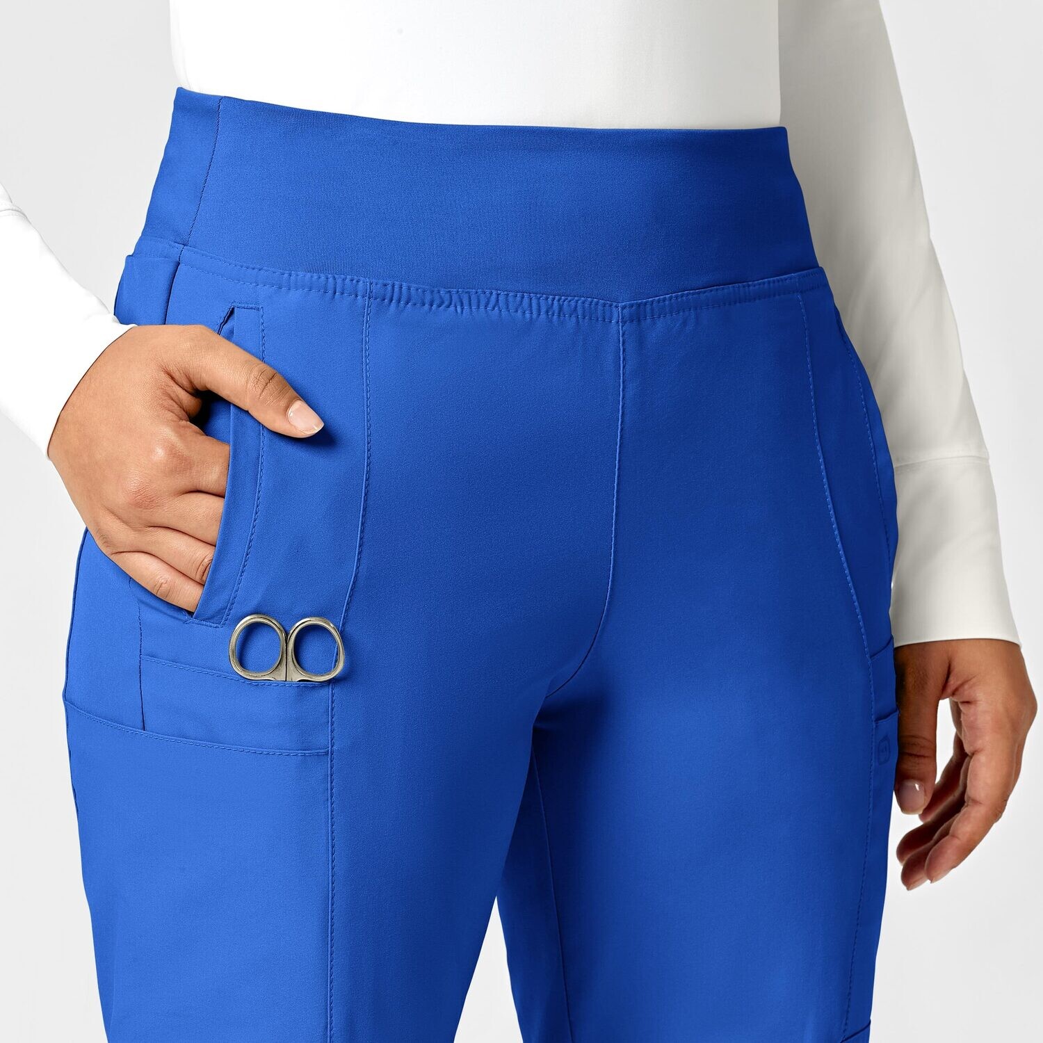 Pantalone donna 5555 cargo jogger royal blue