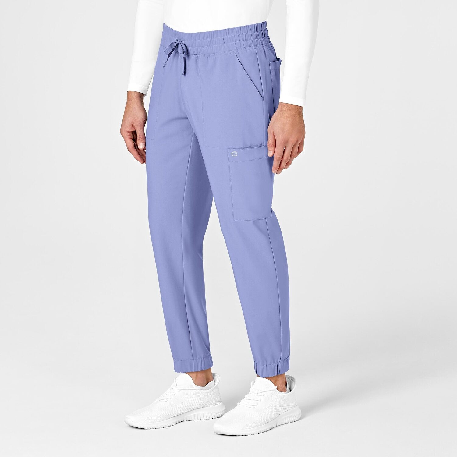 Pantalone uomo 5655 cargo jogger ceil blue