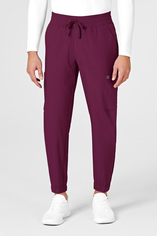 Pantalone uomo 5655 cargo jogger wine