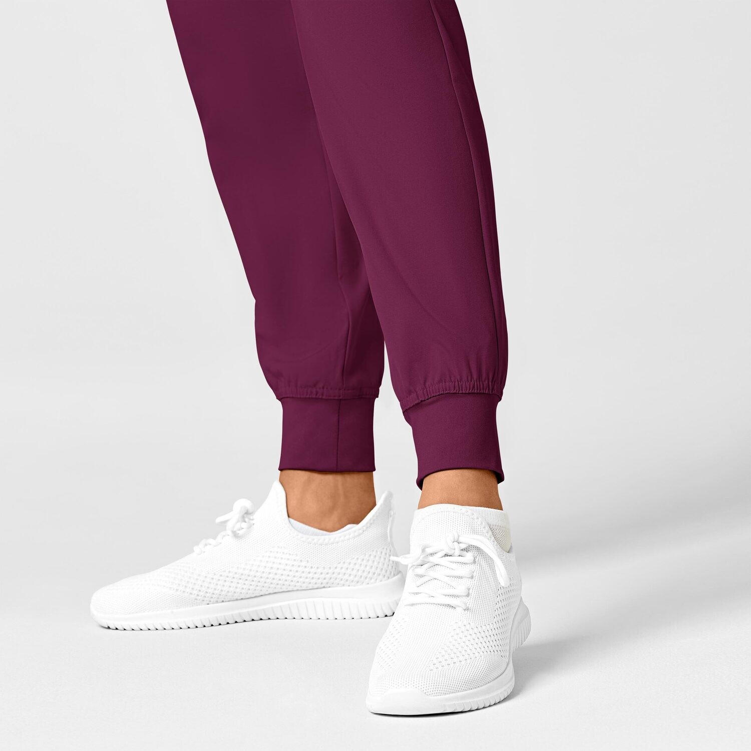 Pantalone donna 5555 cargo jogger wine