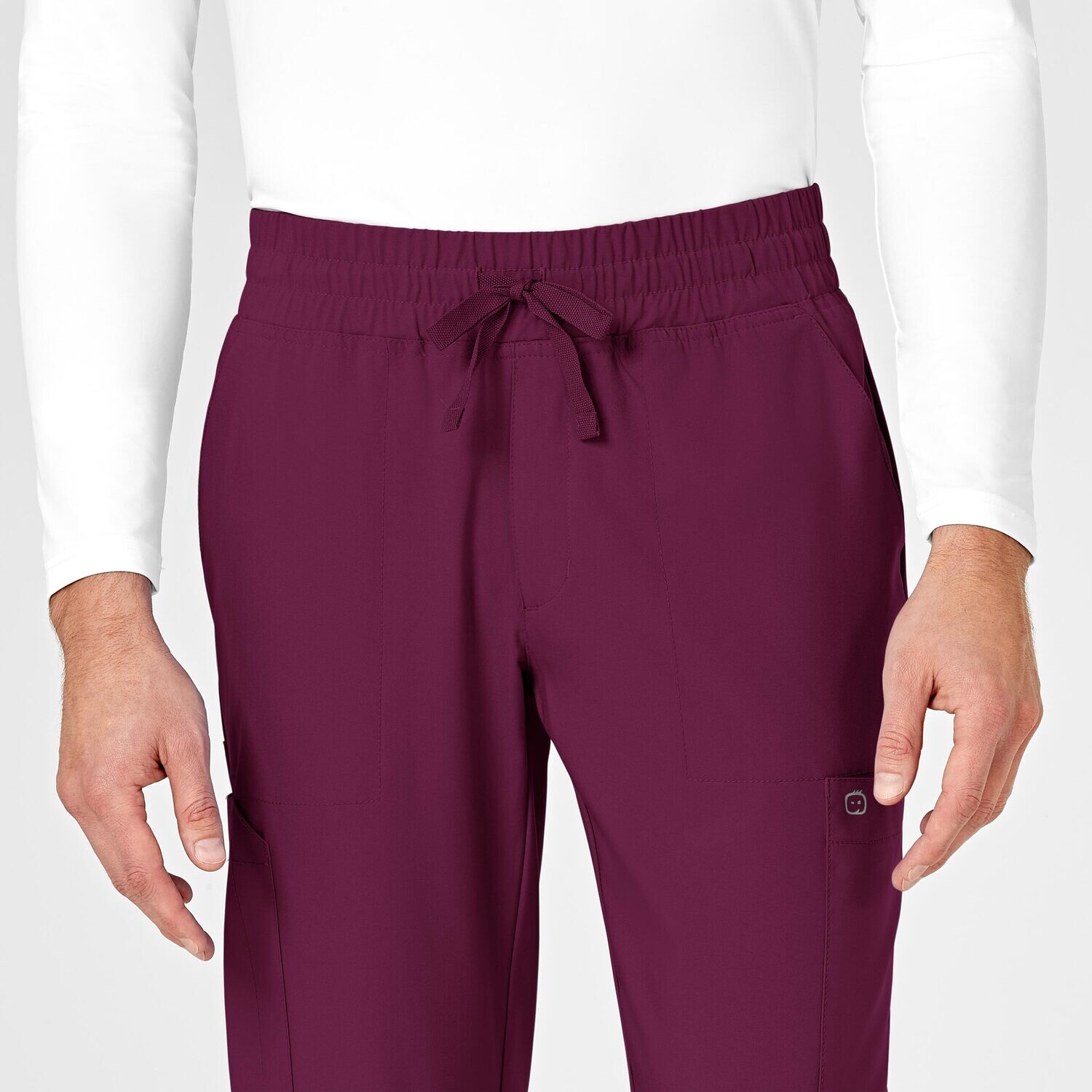 Pantalone uomo 5655 cargo jogger wine
