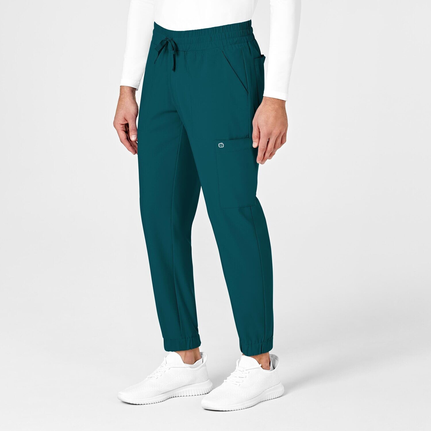 Pantalone uomo 5655 cargo jogger caribbean blue