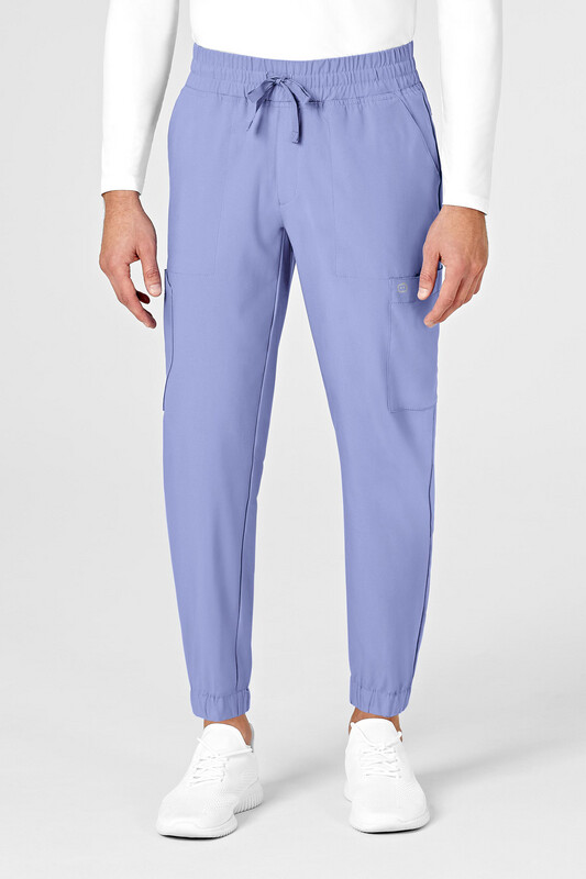 Pantalone uomo 5655 cargo jogger ceil blue