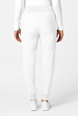 Pantalone donna 5555 cargo jogger white
