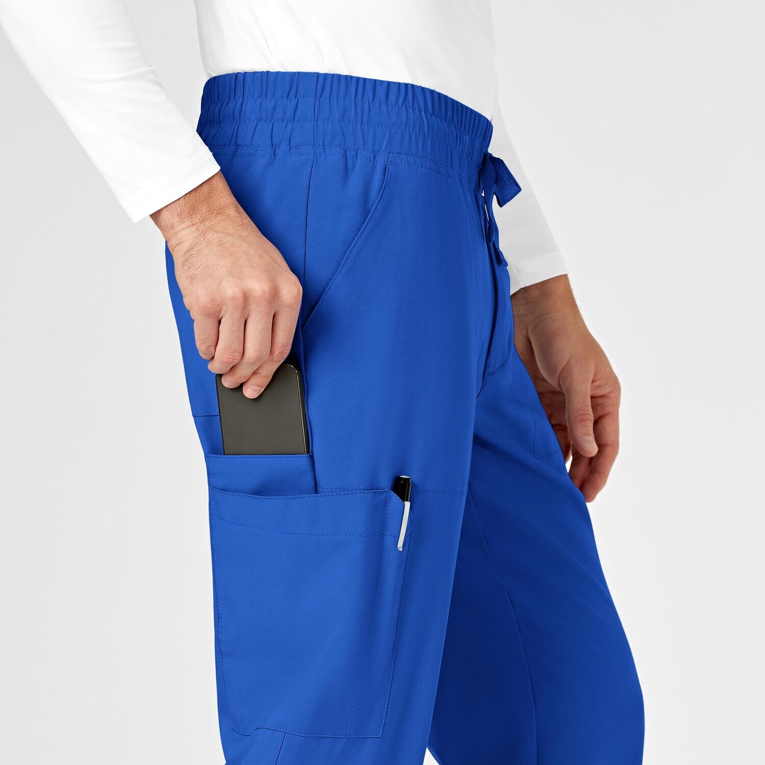 Pantalone uomo 5655 cargo jogger royal blue