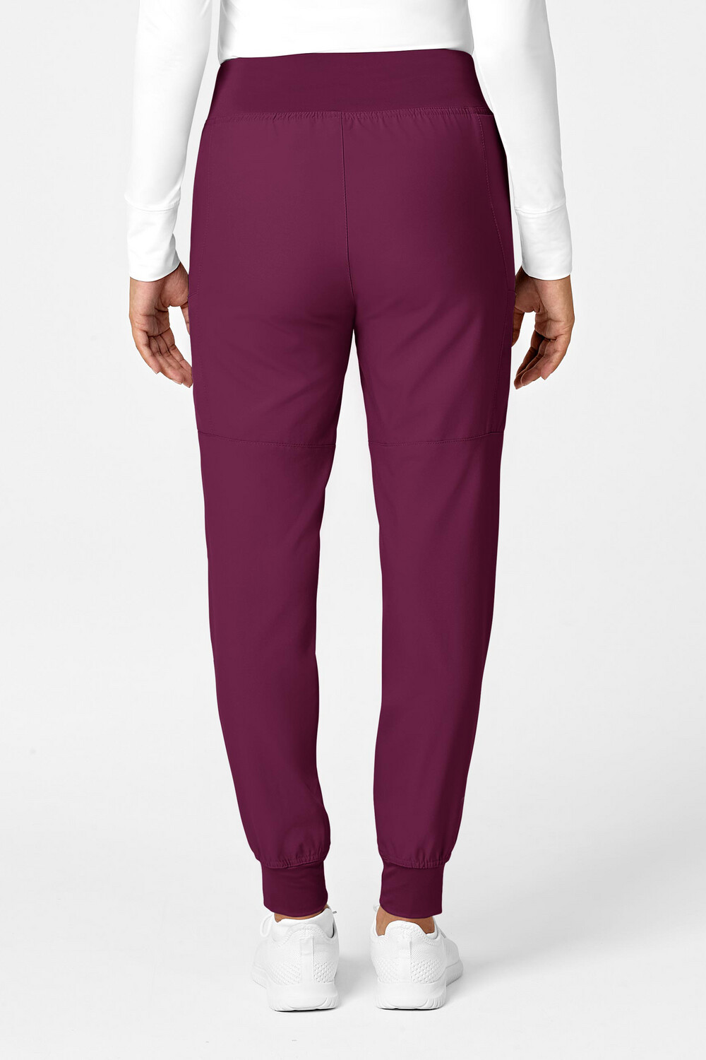 Pantalone donna 5555 cargo jogger wine