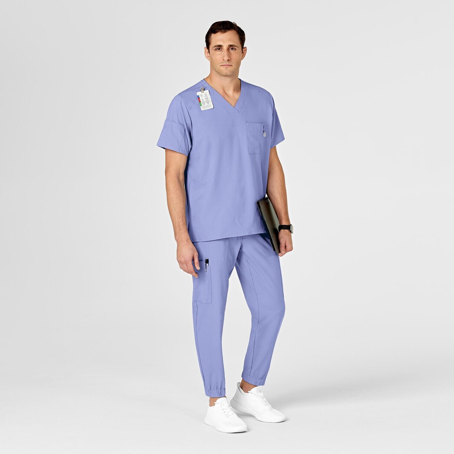 Pantalone uomo 5655 cargo jogger ceil blue