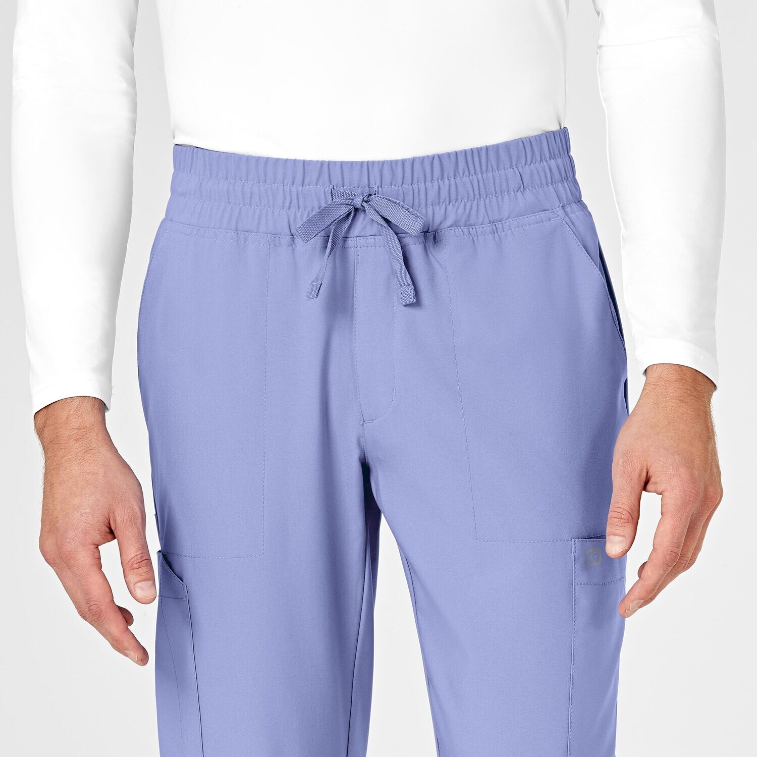 Pantalone uomo 5655 cargo jogger ceil blue