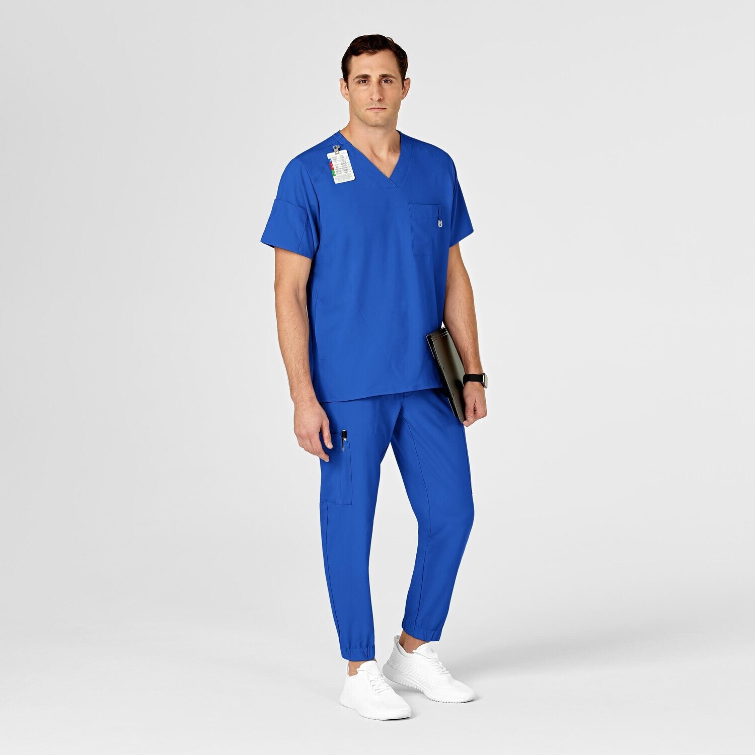 Pantalone uomo 5655 cargo jogger royal blue