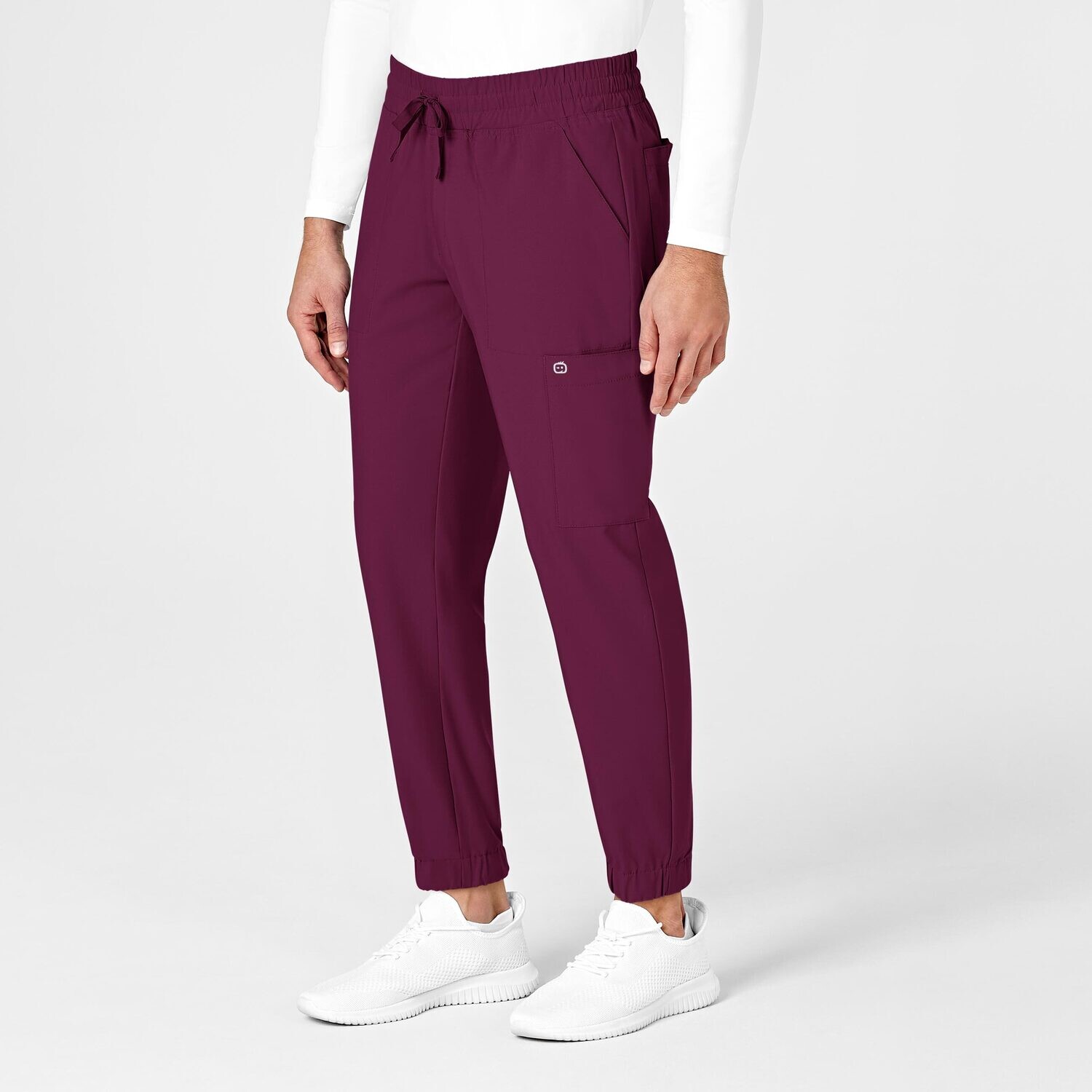 Pantalone uomo 5655 cargo jogger wine