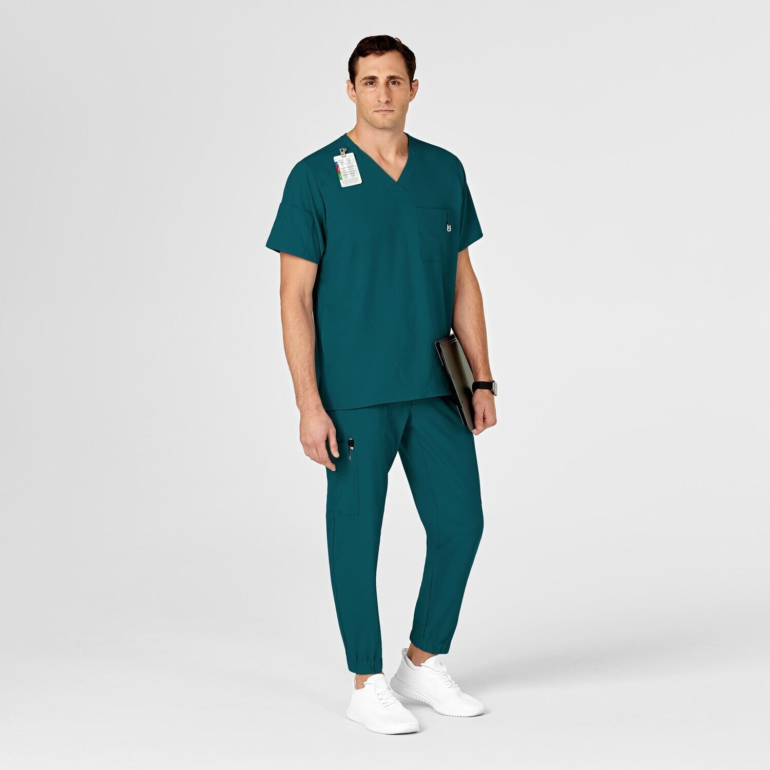 Pantalone uomo 5655 cargo jogger caribbean blue