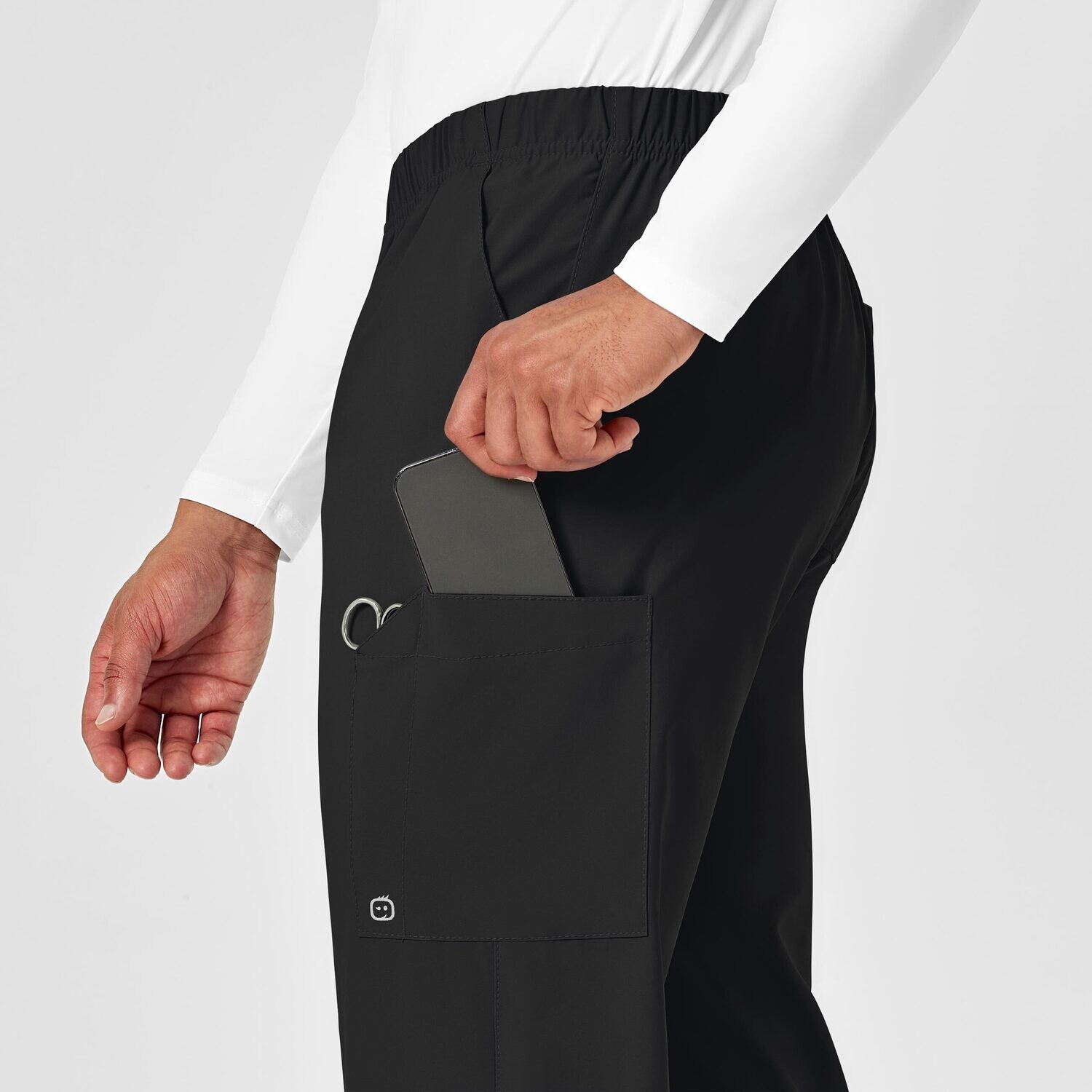 Pantalone unisex 5855 cargo black