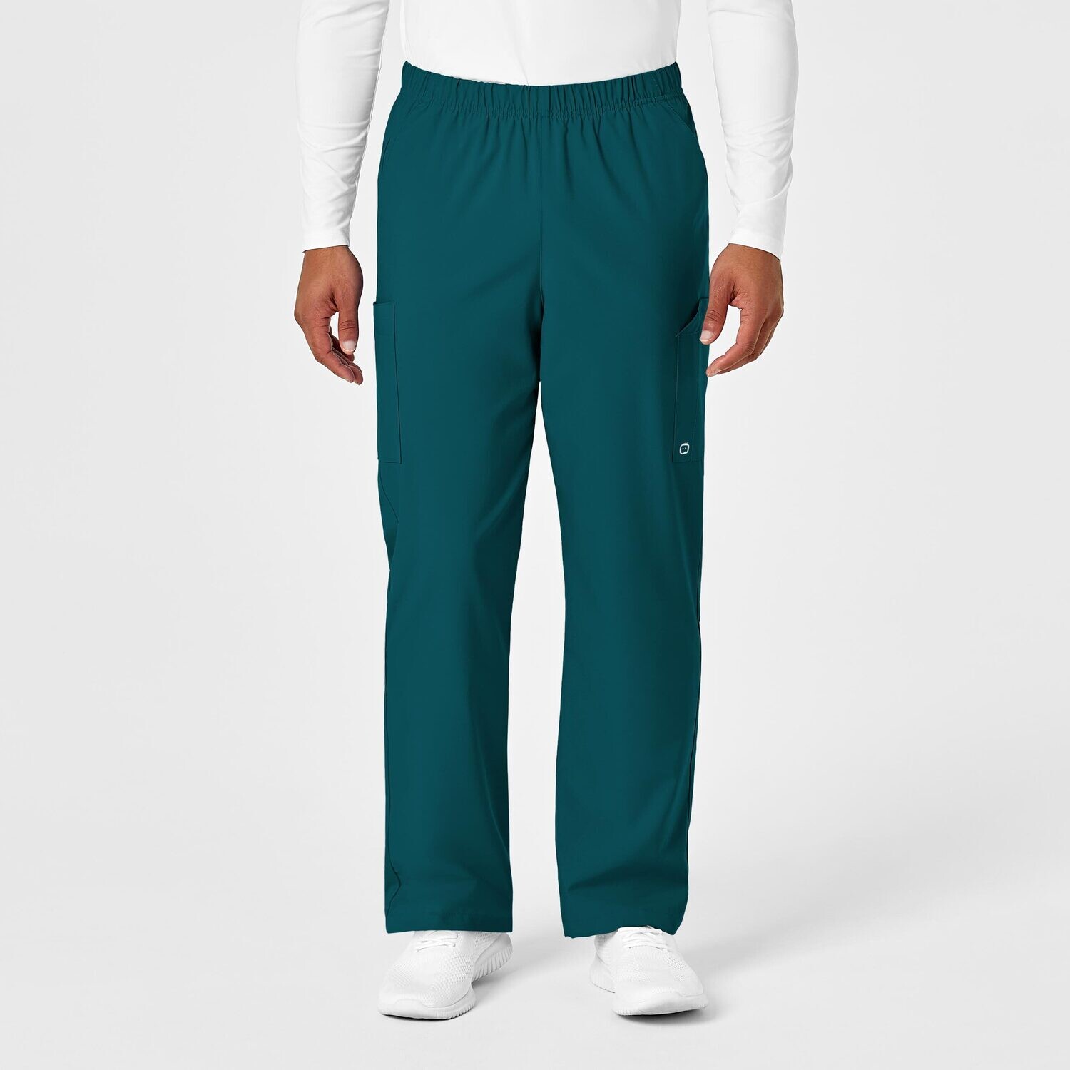 Pantalone unisex 5855 cargo caribbean blue