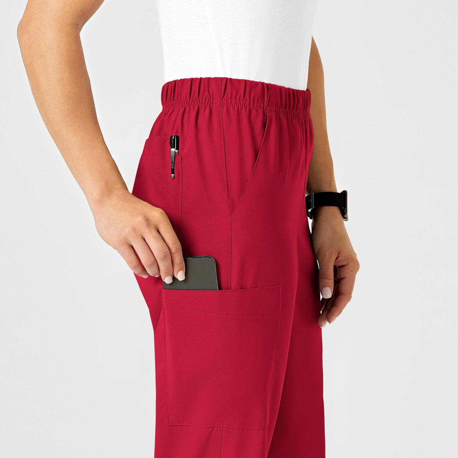 Pantalone unisex 5855 cargo red