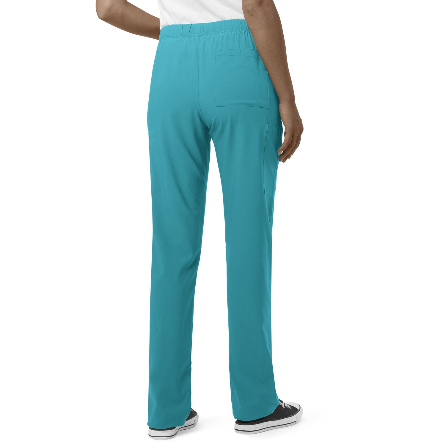 Pantalone unisex 5855 cargo teal blue