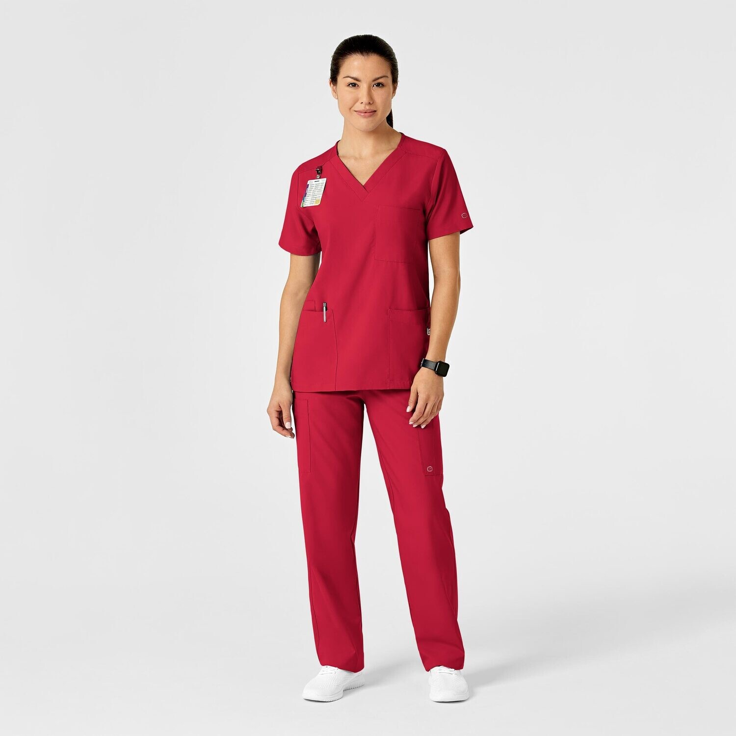 Pantalone unisex 5855 cargo red