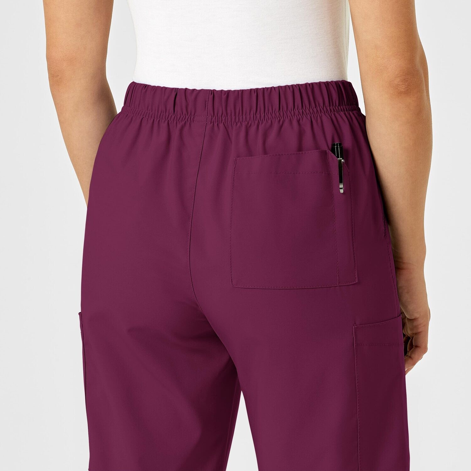 Pantalone unisex 5855 cargo wine