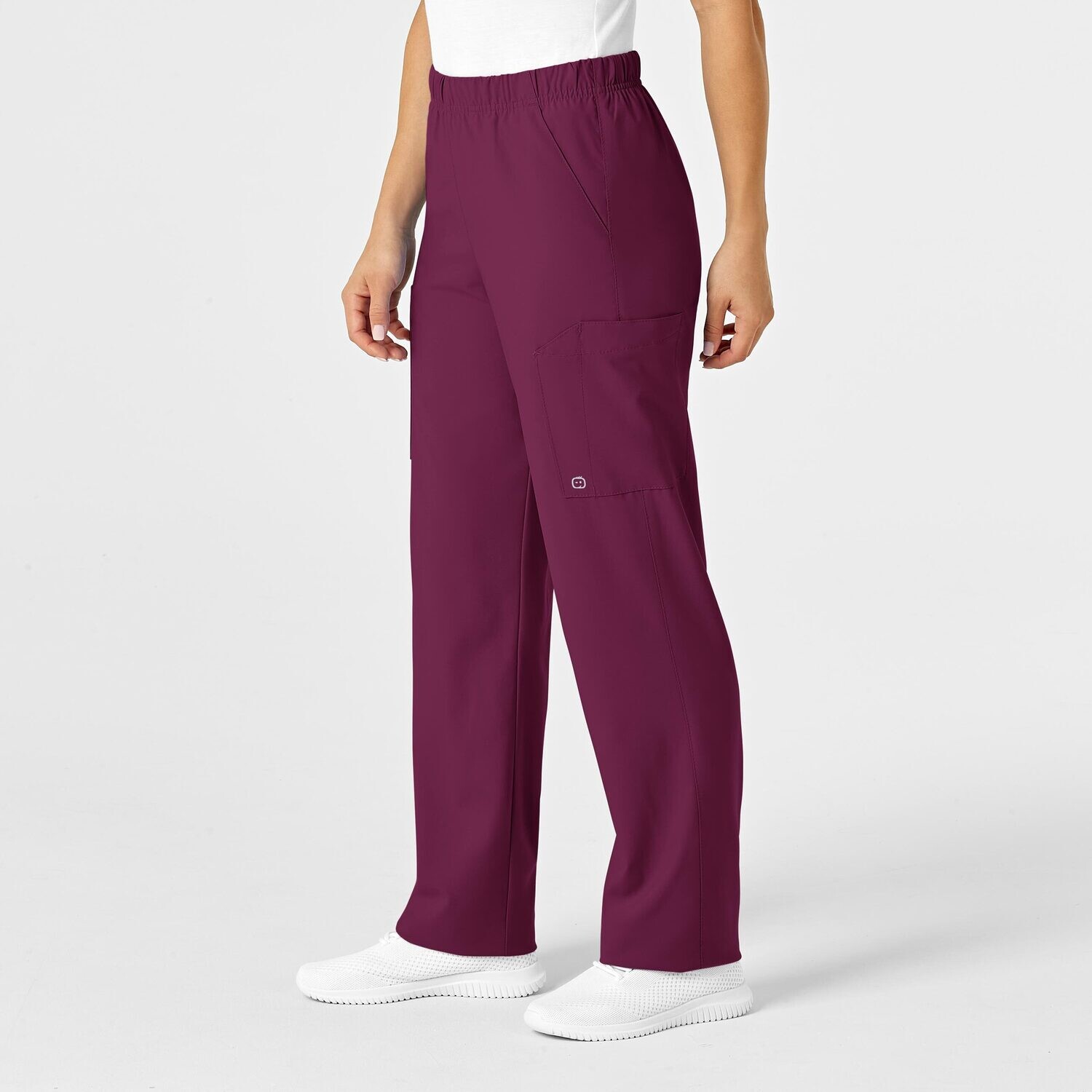 Pantalone unisex 5855 cargo wine