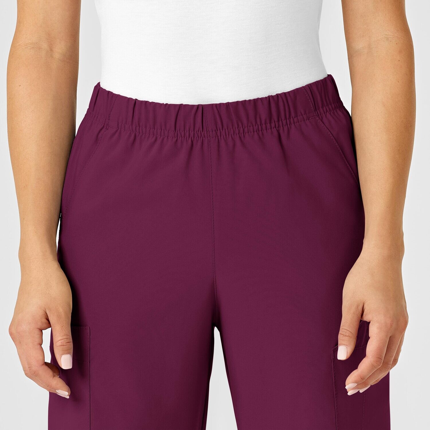 Pantalone unisex 5855 cargo wine