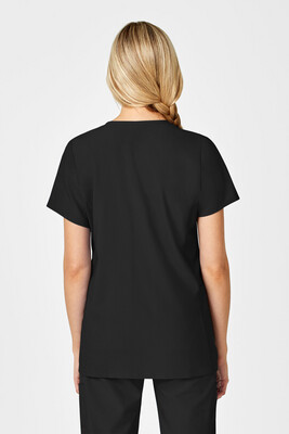 Casacca donna 4555 scollo a V maternity black