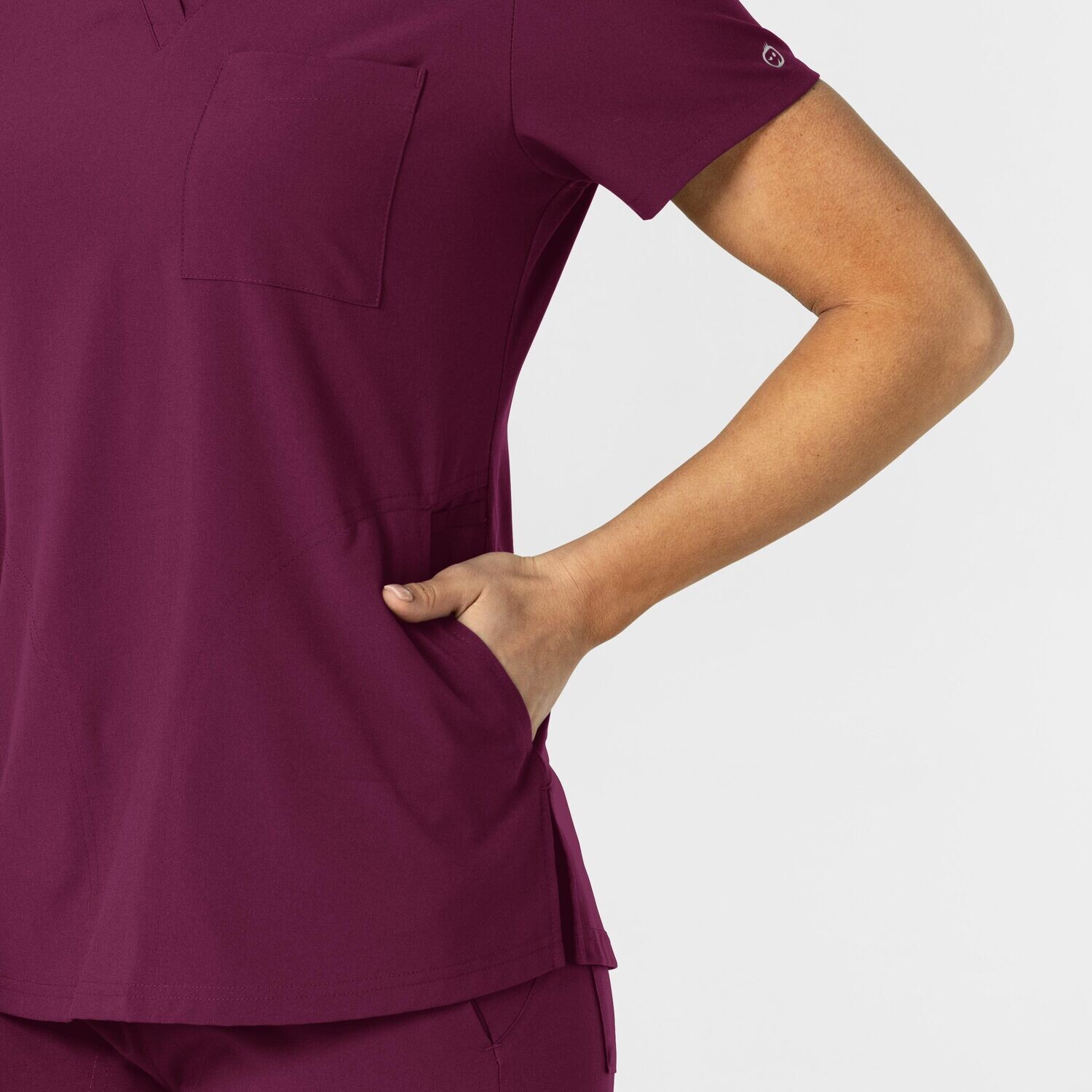 Casacca donna 6045 scollo a V wine