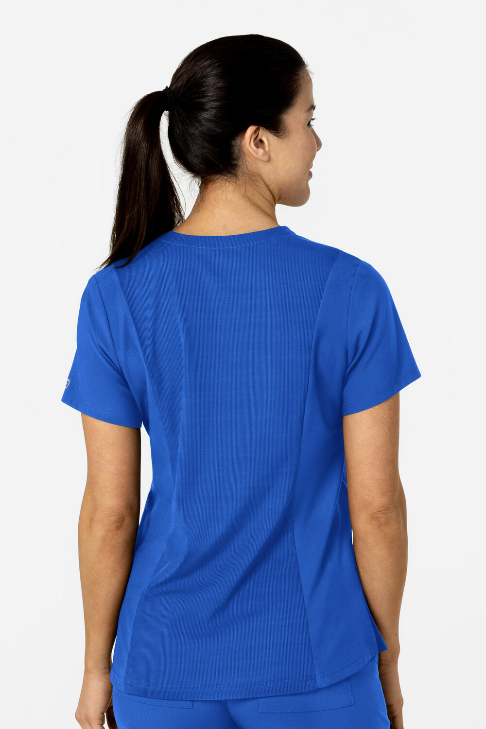 Casacca donna 6045 scollo a V royal blue