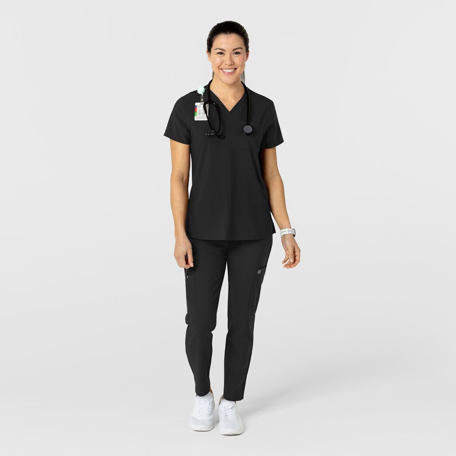 Pantalone donna 5045 sport 8 tasche black