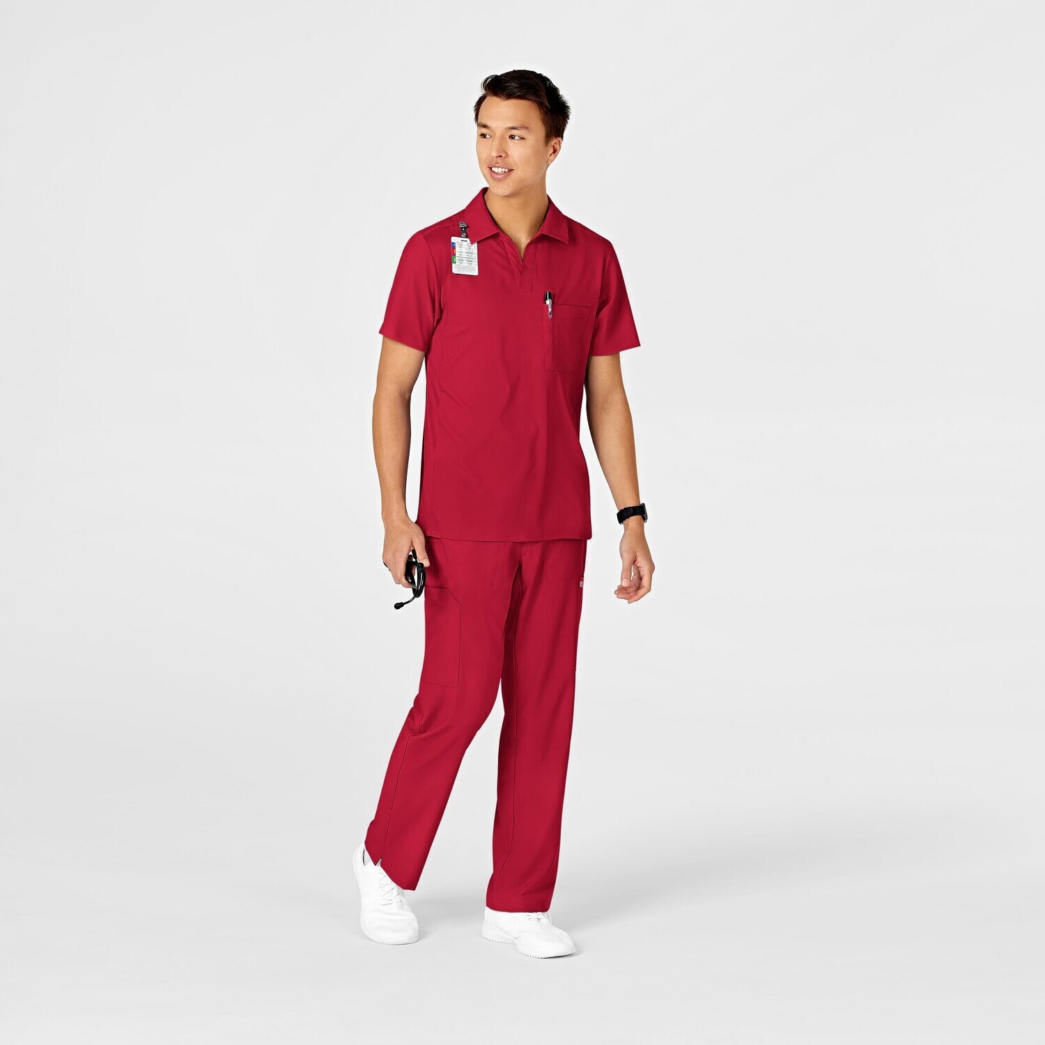 Casacca uomo 6055 scollo a V polo red