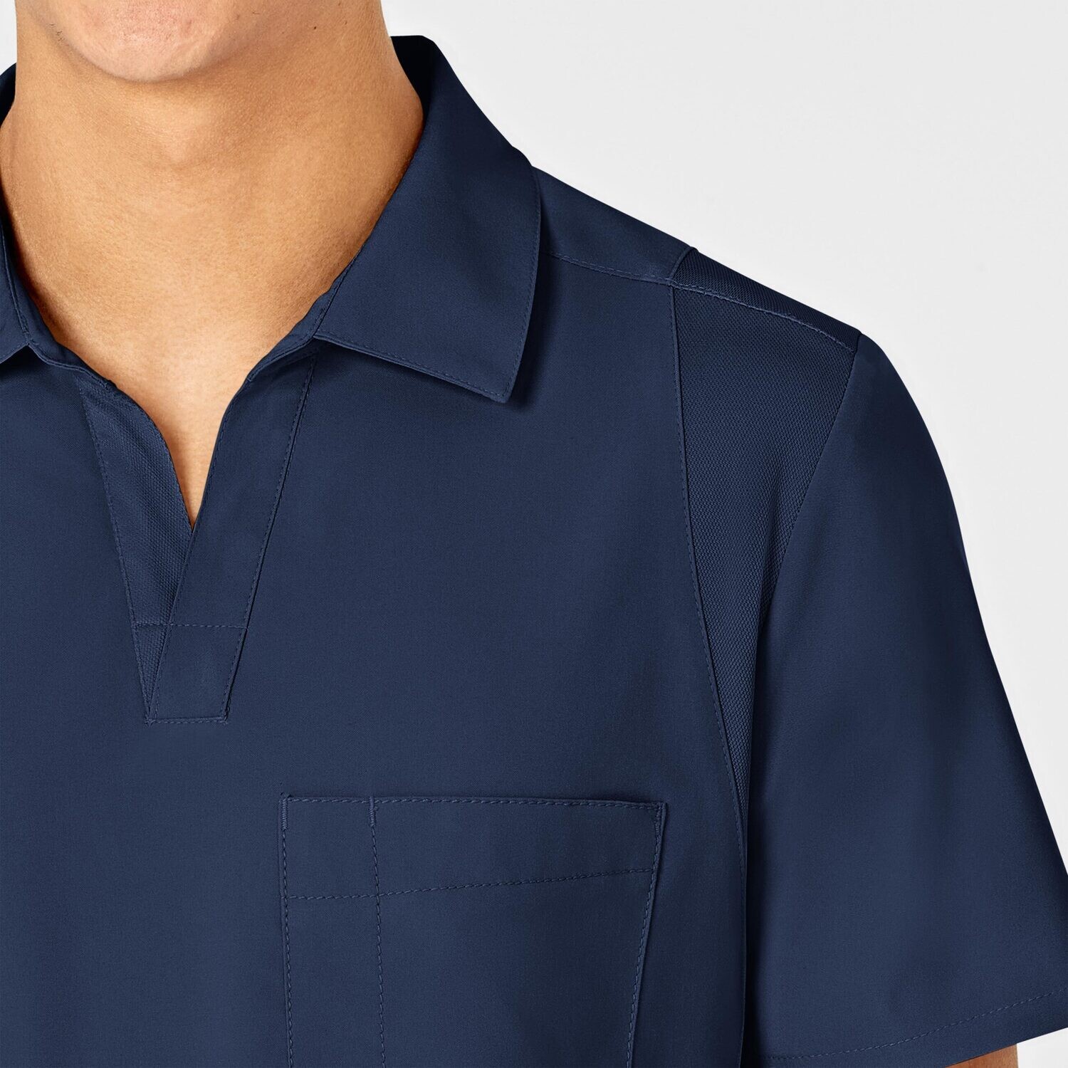 Casacca uomo 6055 scollo a V polo navy blue