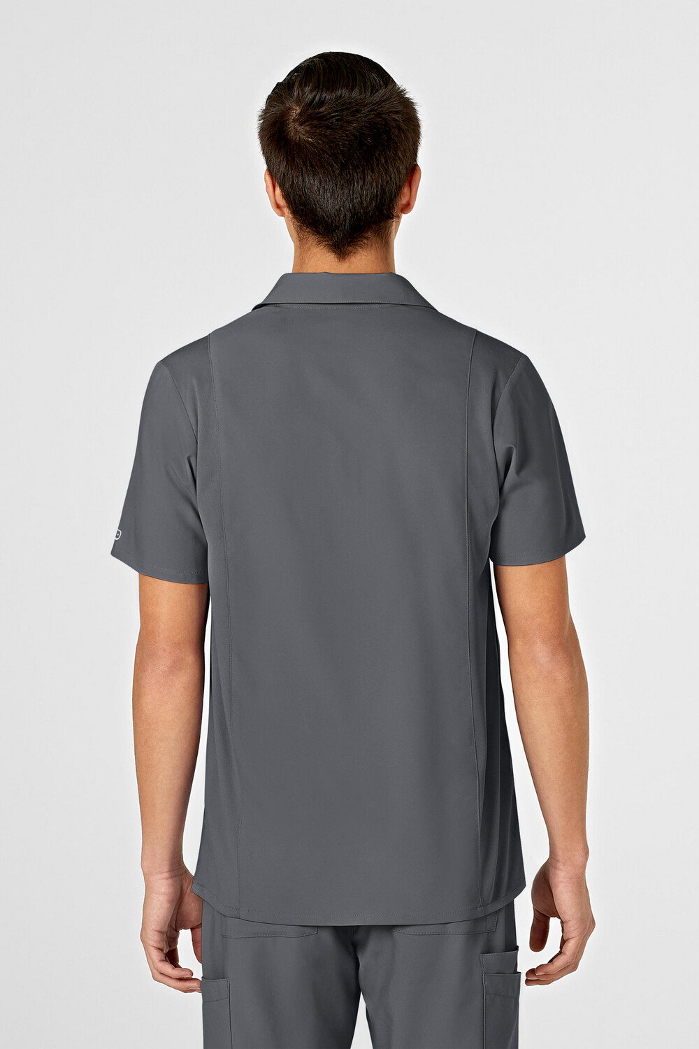 Casacca uomo 6055 scollo a V polo pewter