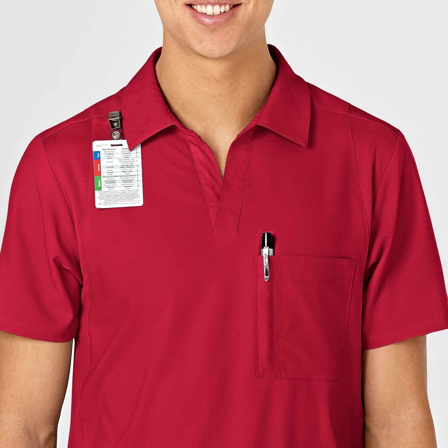 Casacca uomo 6055 scollo a V polo red