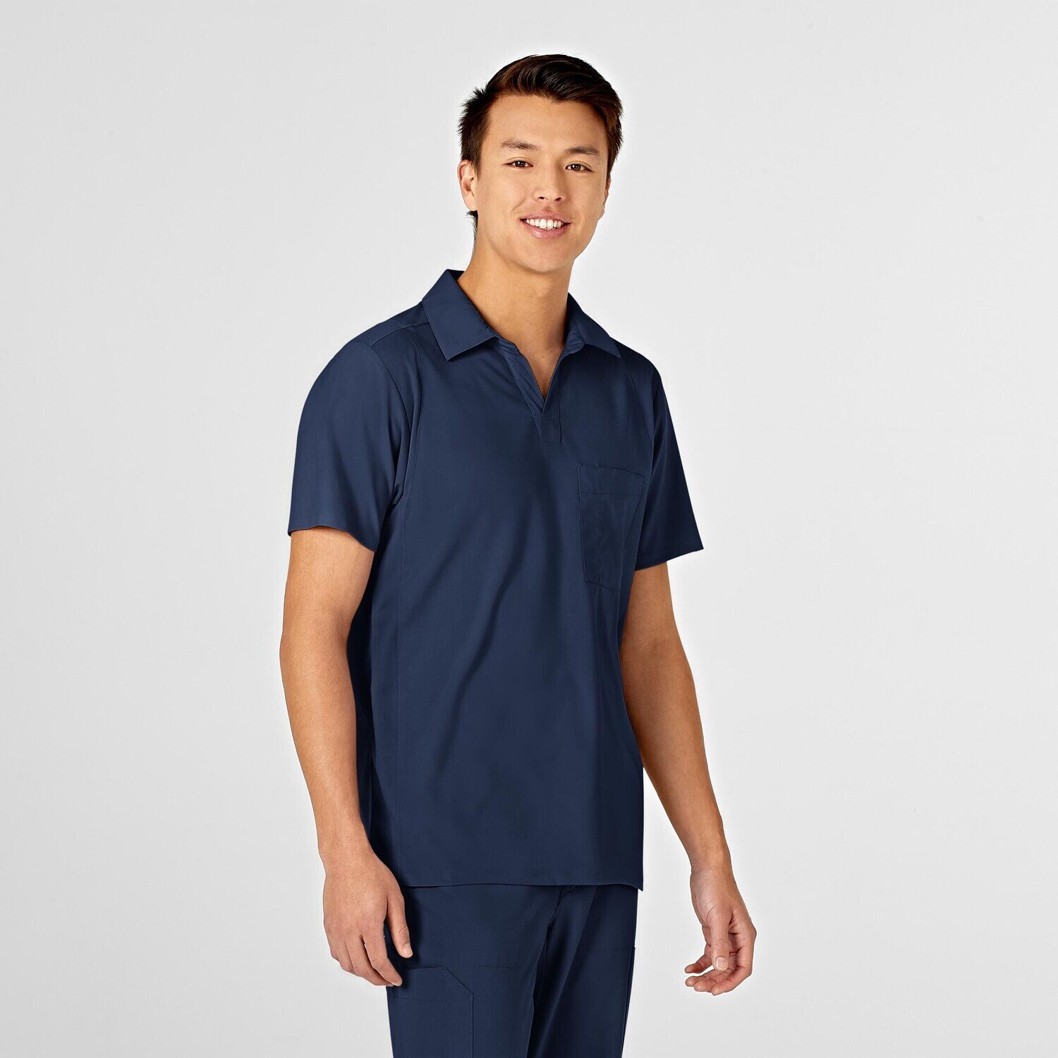 Casacca uomo 6055 scollo a V polo navy blue