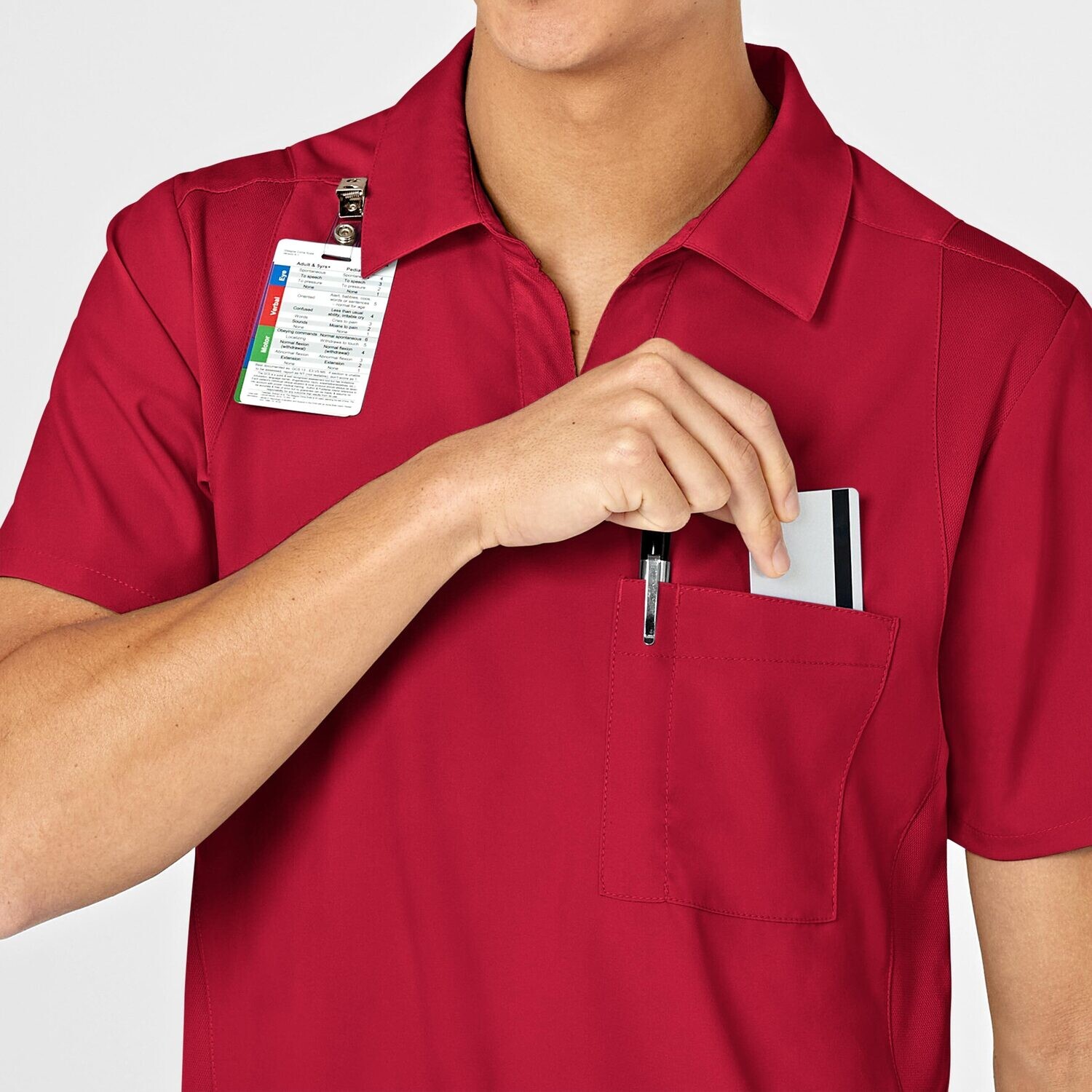 Casacca uomo 6055 scollo a V polo red