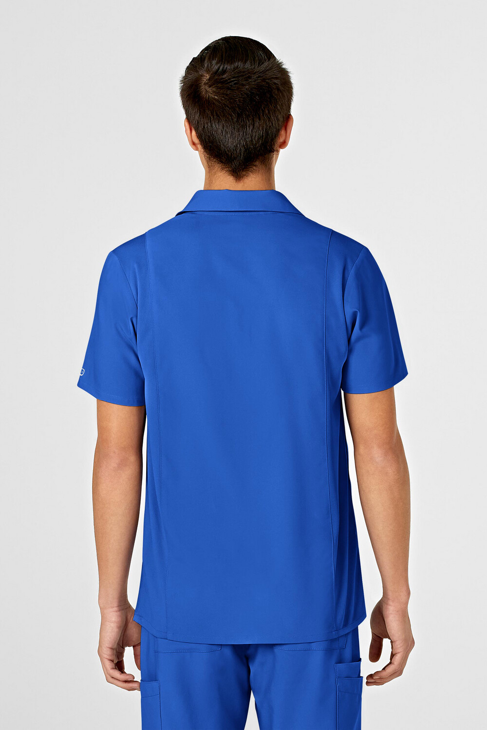 Casacca uomo 6055 scollo a V polo royal blue
