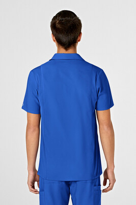 Casacca uomo 6055 scollo a V polo royal blue