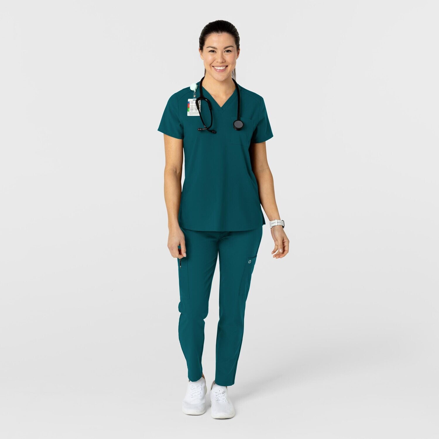 Pantalone donna 5045 sport 8 tasche caribbean blue