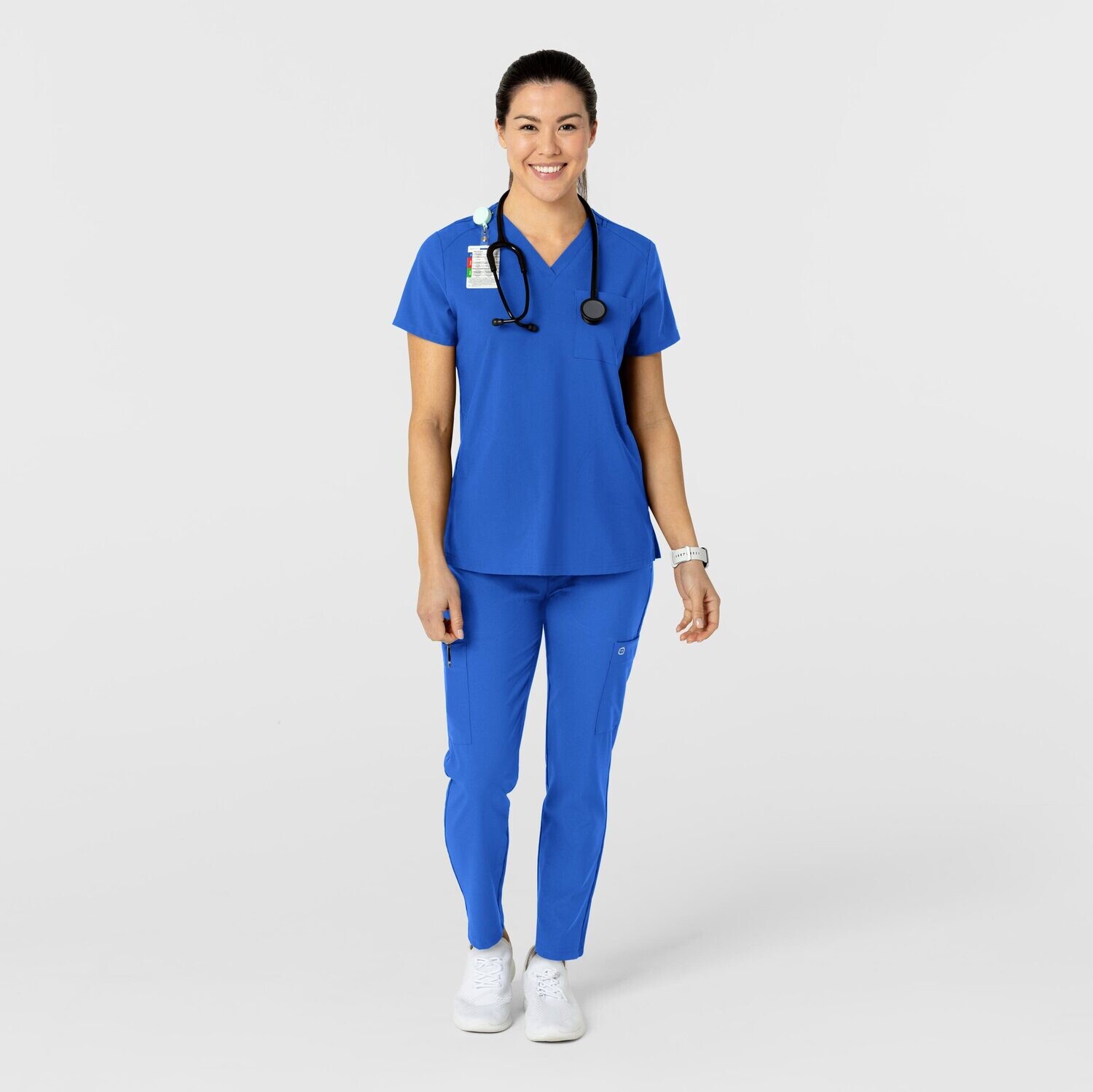 Pantalone donna 5045 sport 8 tasche royal blue