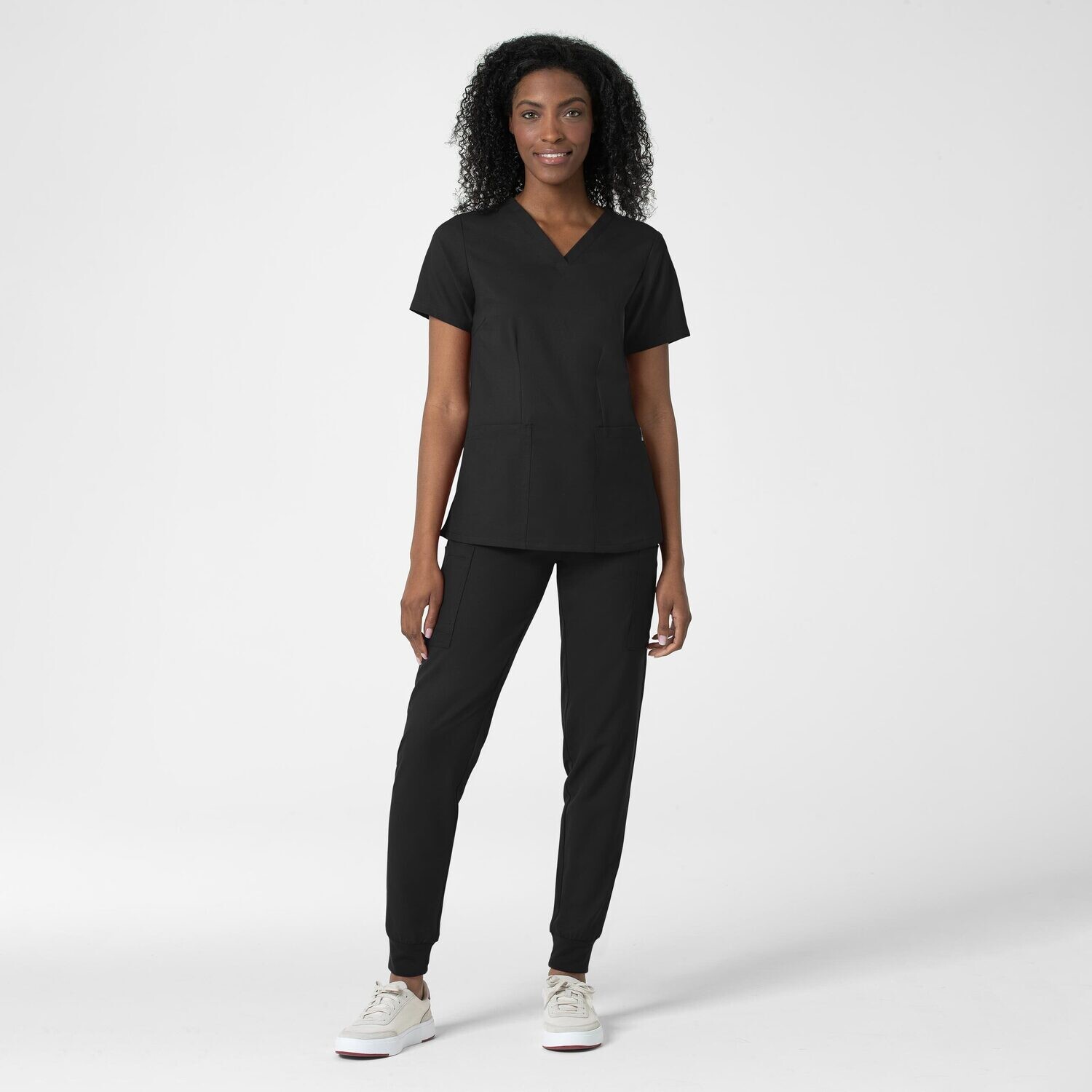 Casacca donna 6122 scollo a V black