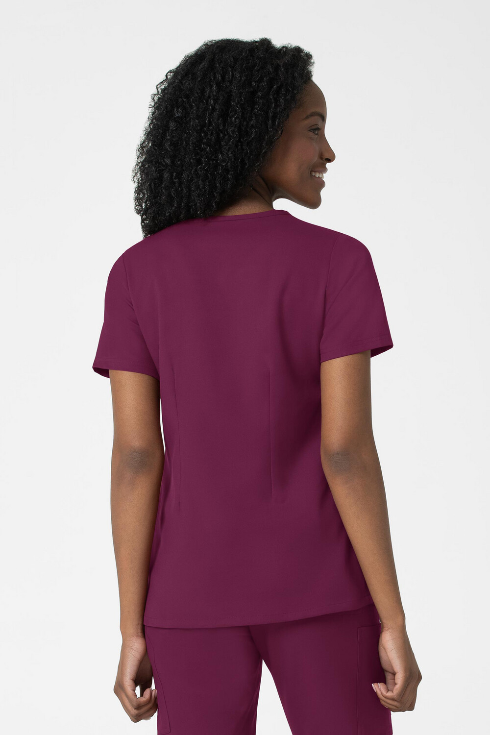 Casacca donna 6122 scollo a V wine