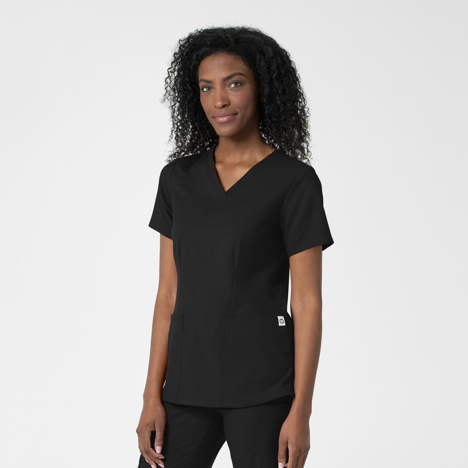 Casacca donna 6122 scollo a V black