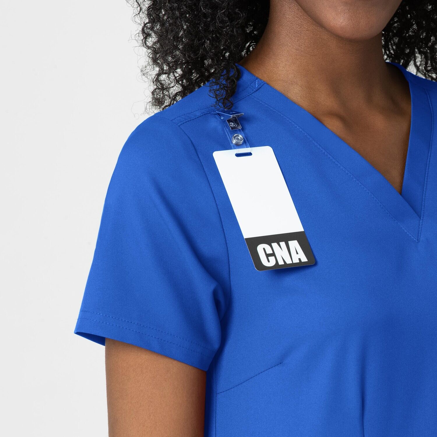 Casacca donna 6122 scollo a V royal blue