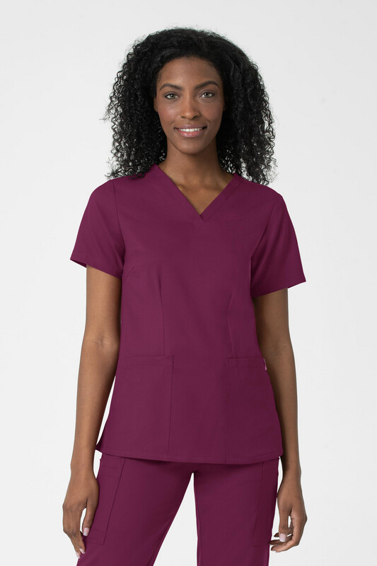 Casacca donna 6122 scollo a V wine