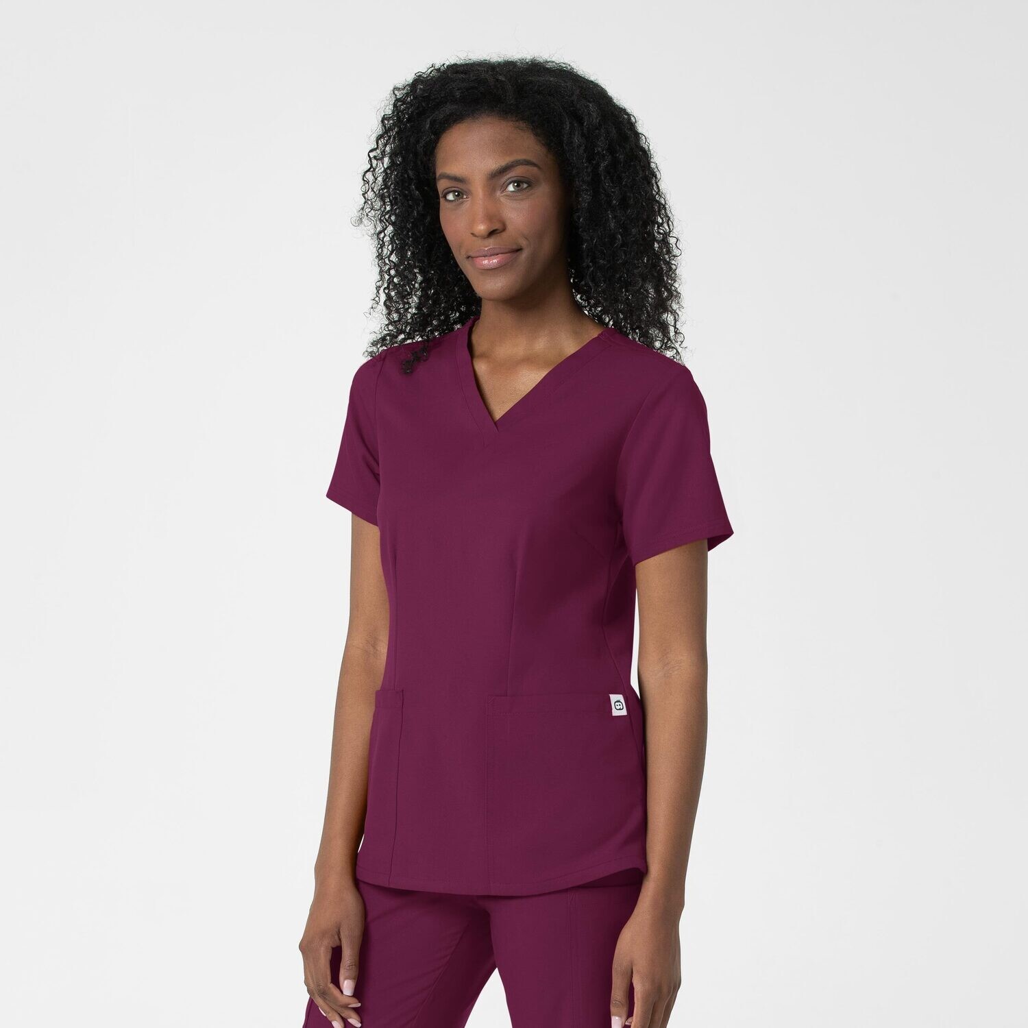 Casacca donna 6122 scollo a V wine