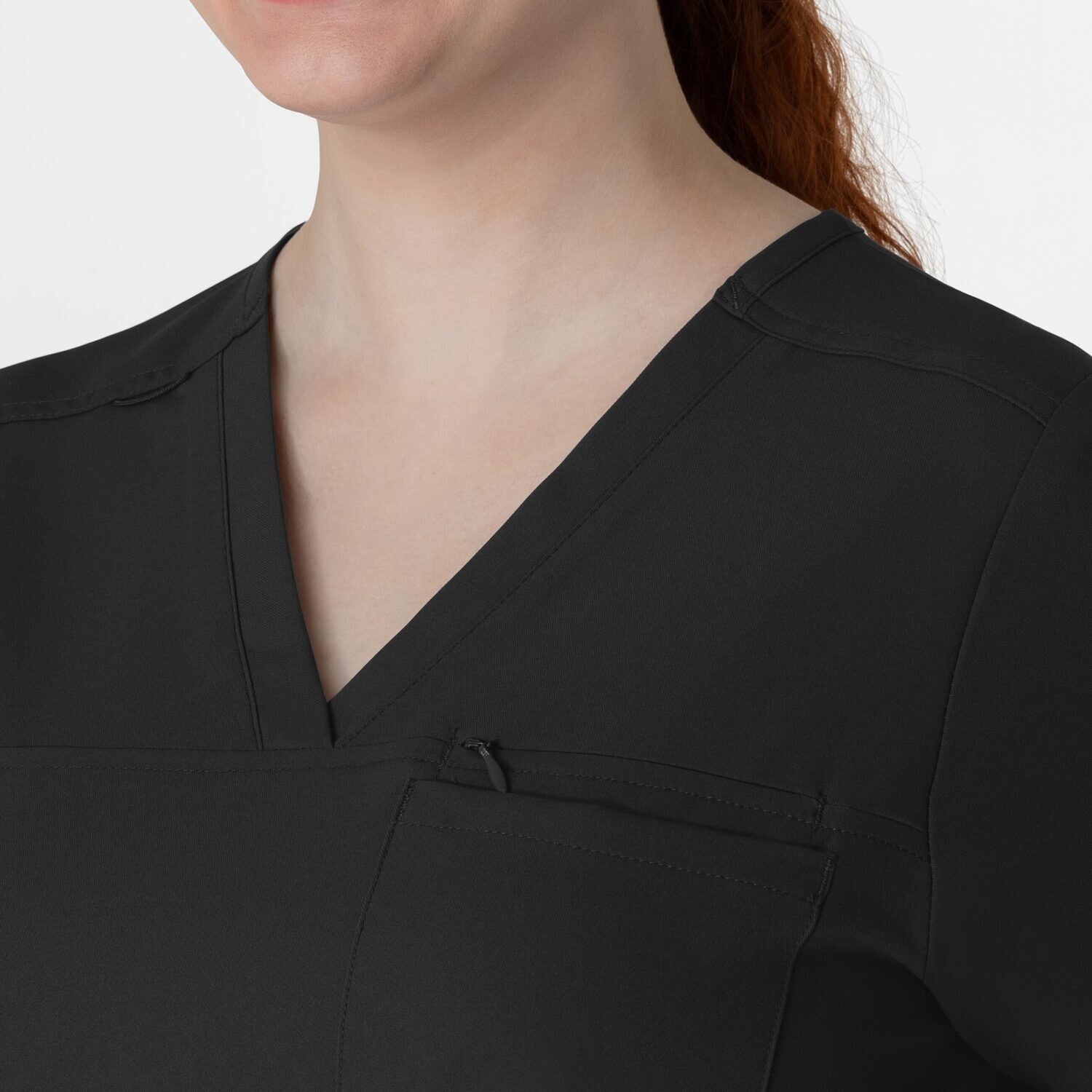 Casacca donna 6222 scollo a V black