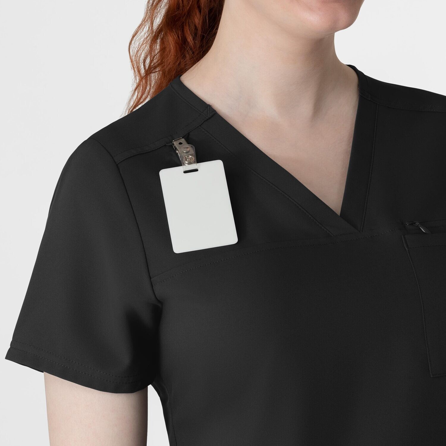 Casacca donna 6222 scollo a V black