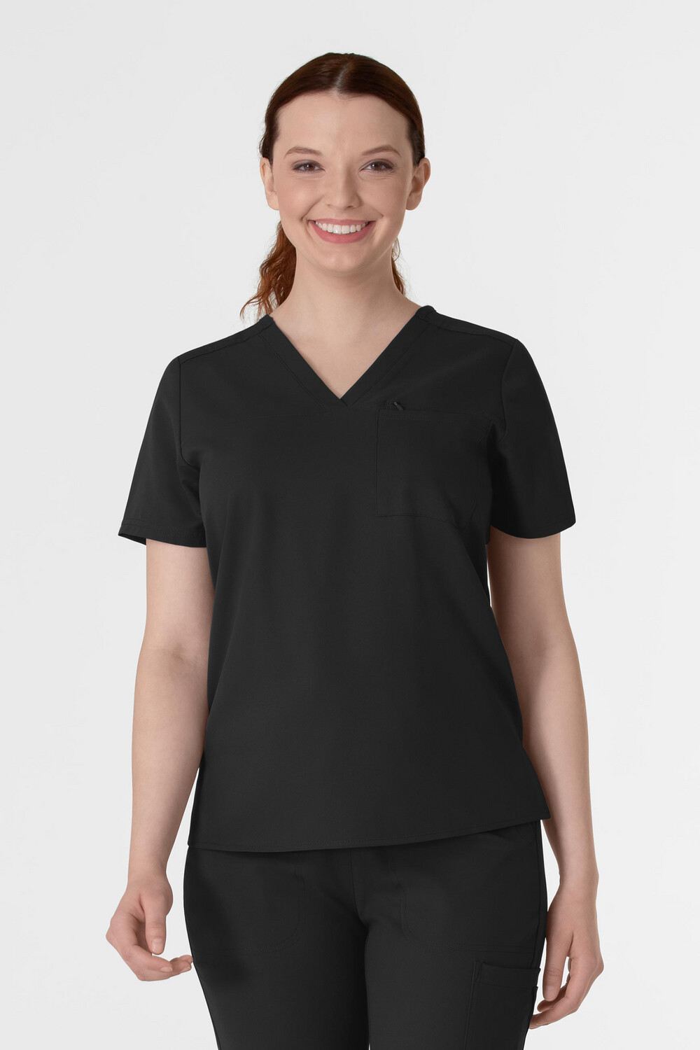 Casacca donna 6222 scollo a V black