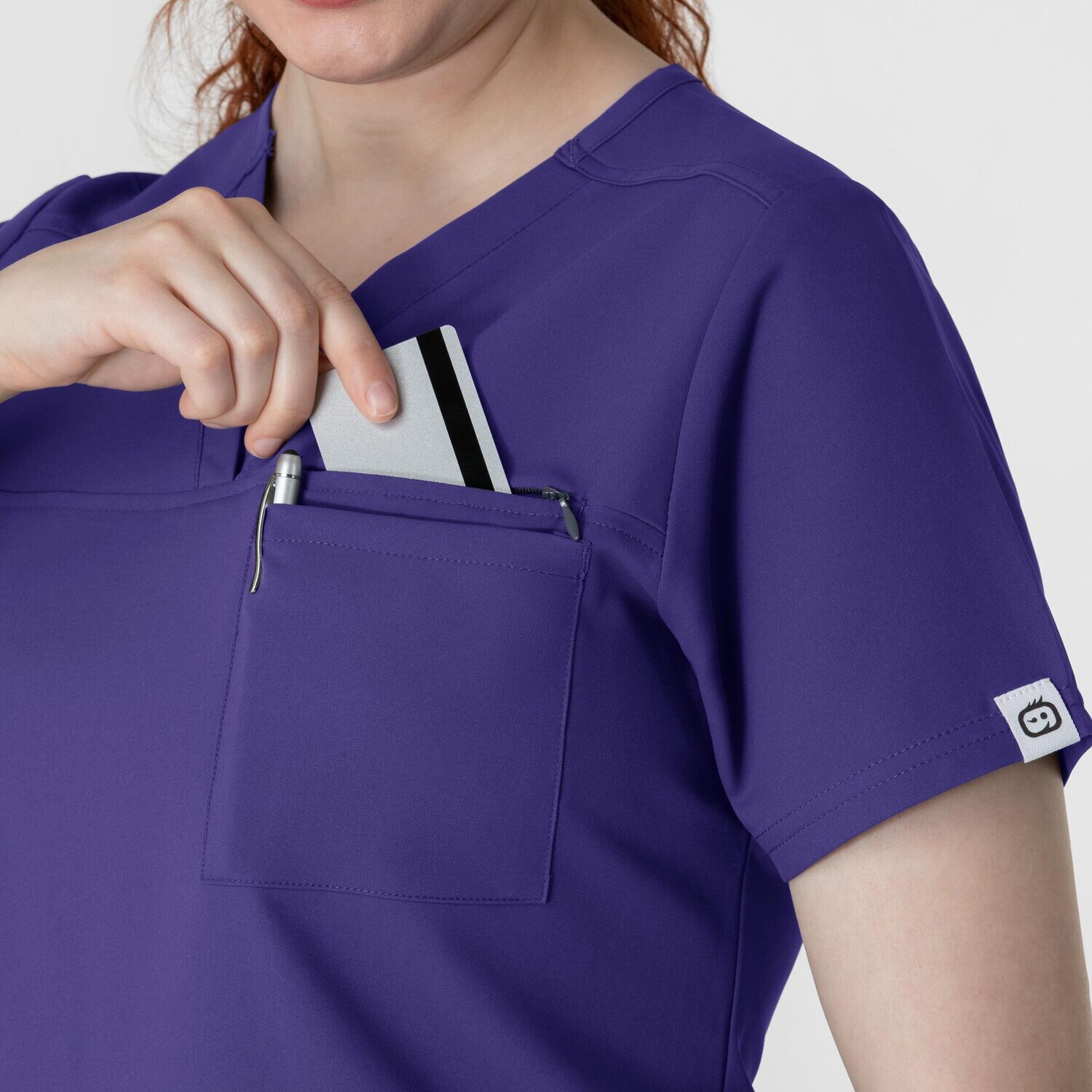 Casacca donna 6222 scollo a V grape
