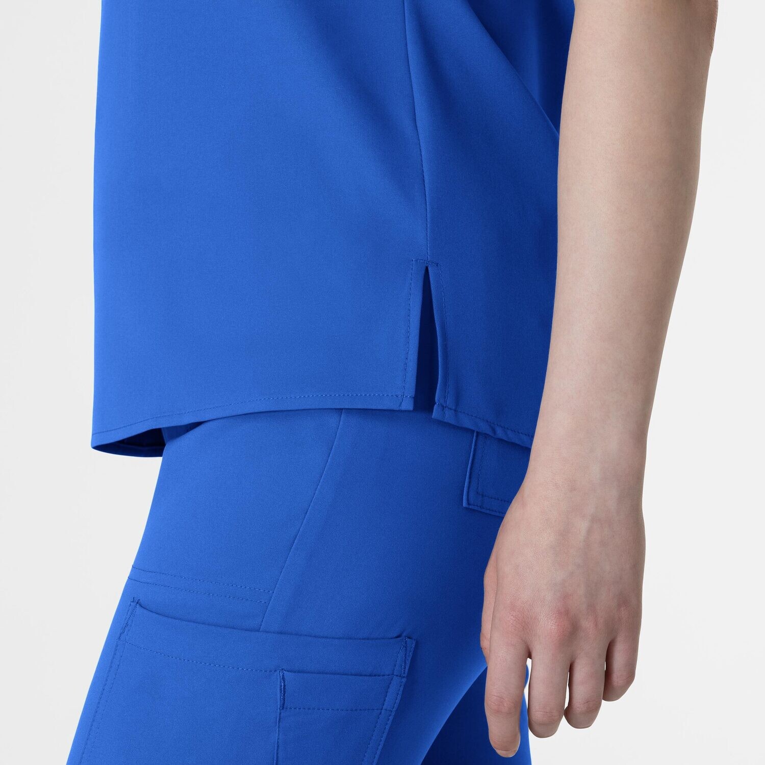 Casacca donna 6222 scollo a V royal blue