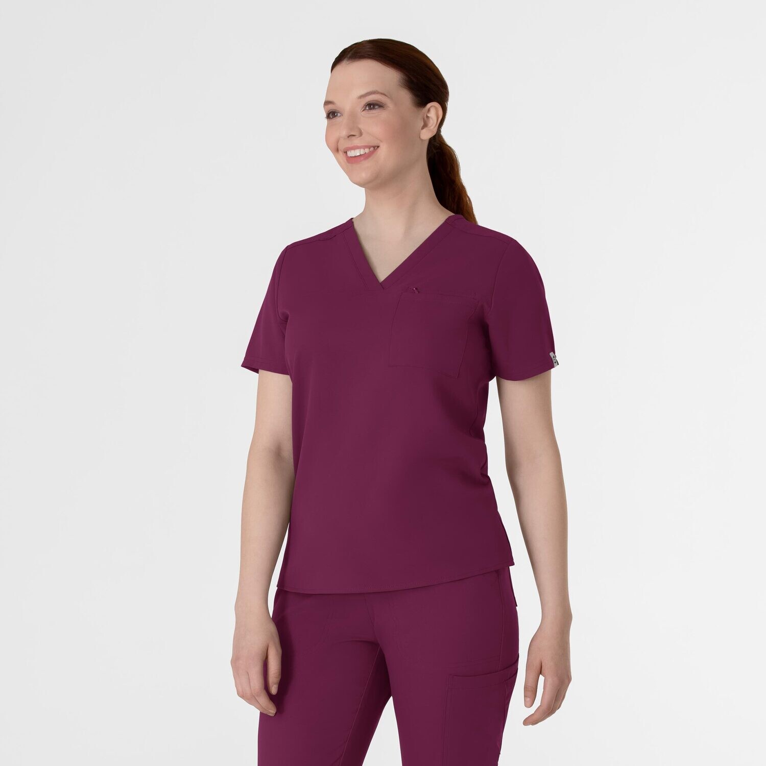 Casacca donna 6222 scollo a V wine